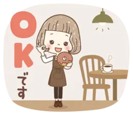 【カフェ♪】大人可愛い女の子