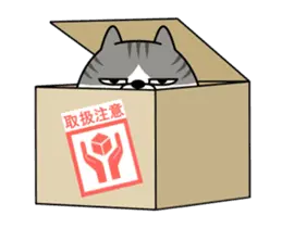 動く 擦れねこ3（サバトラ）