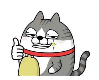 動く 擦れねこ4（サバトラ）