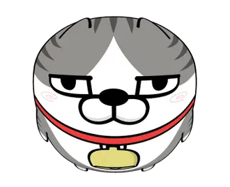 動く 擦れねこ4（サバトラ）