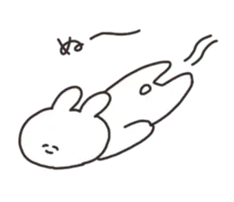 やる気がないうさちゃん