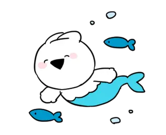 すこぶる動くぷちウサギの夏休み