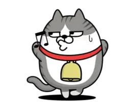 動く 擦れねこ（サバトラ）